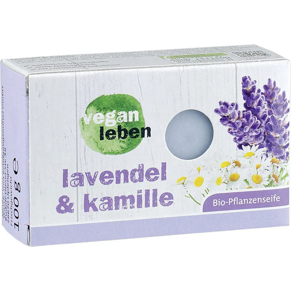 Vegan Leben Seife Lavendel+Kamille 100g