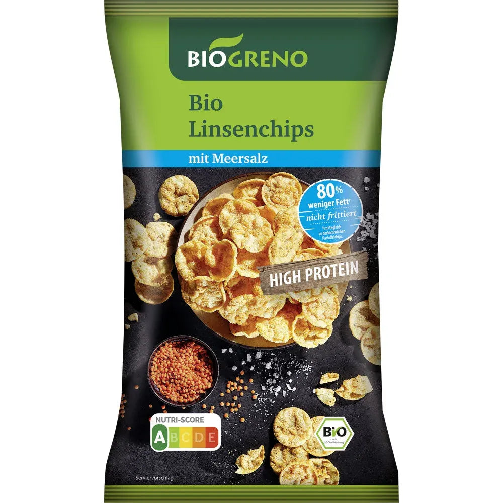 Bio Greno Linsenchips Meersalz 75g