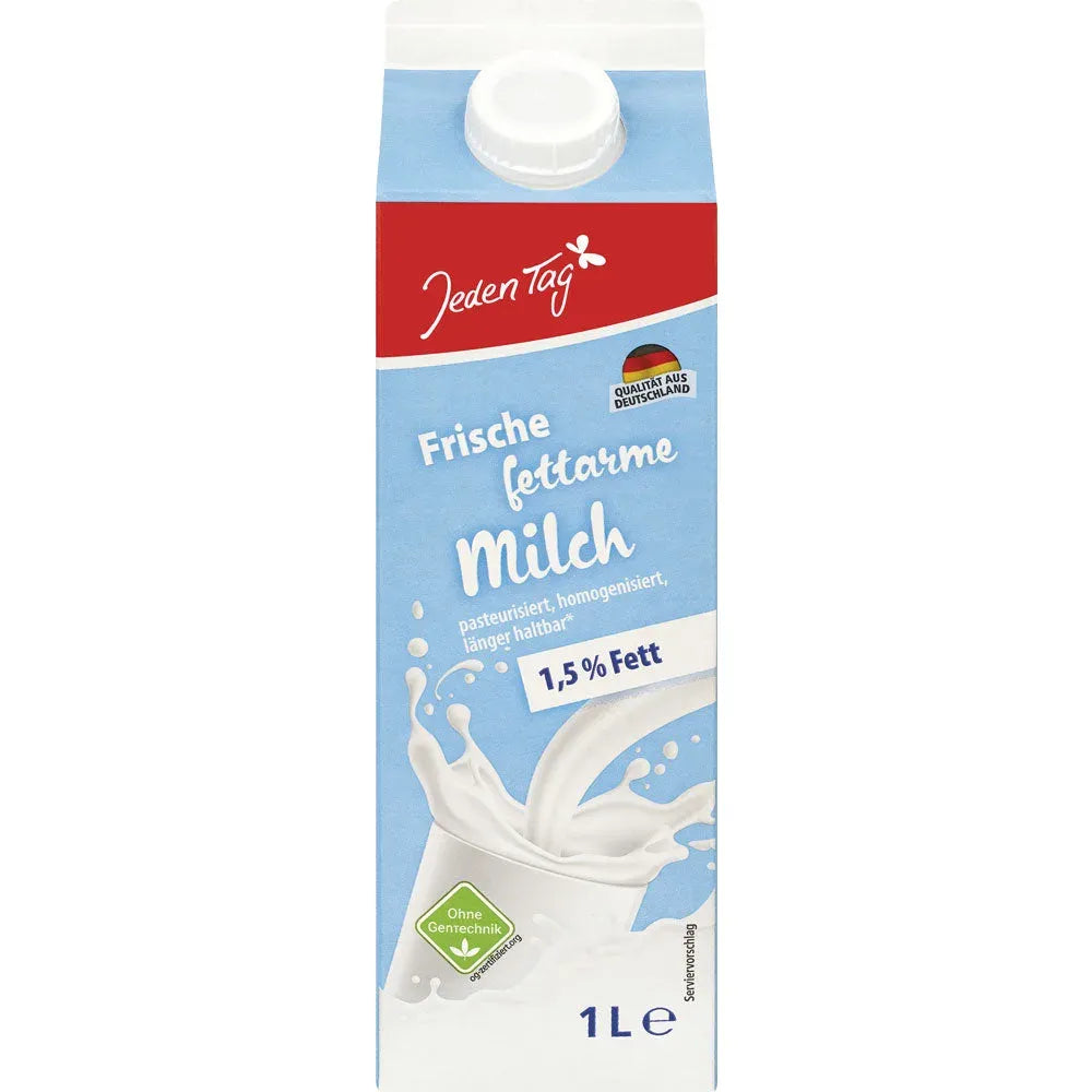 Jeden Tag Fettarme Milch 1,5% 1L