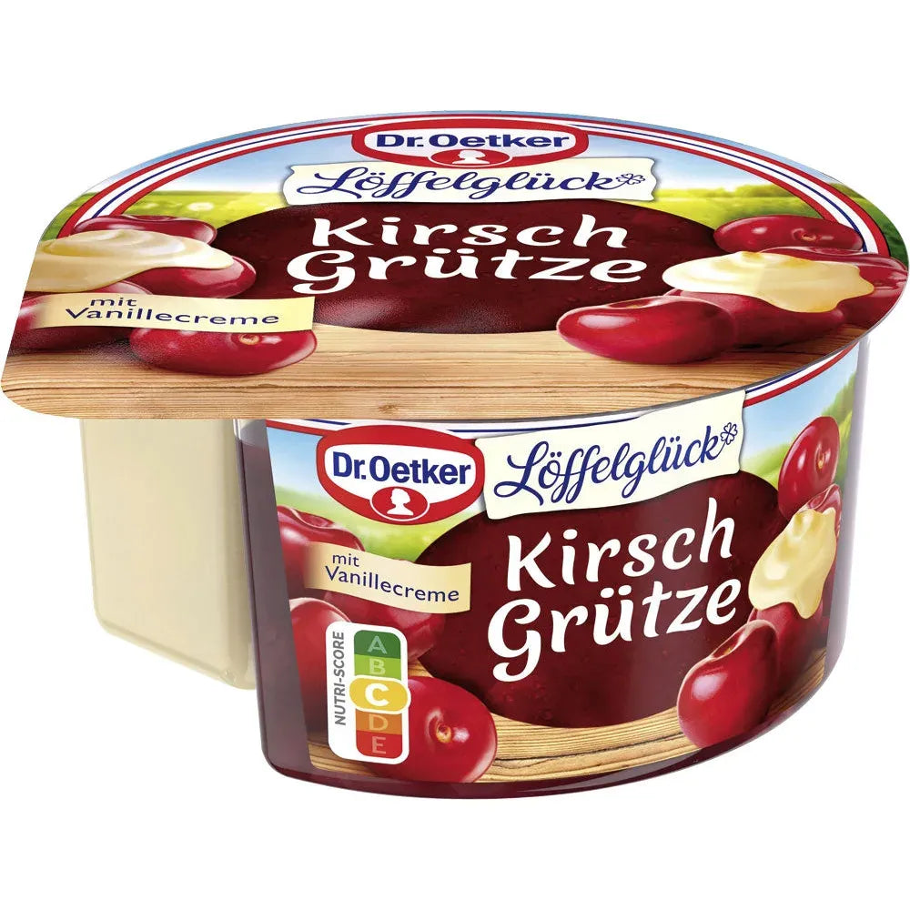 Oetker Rote Grütze Kirsche+Vanille 160g
