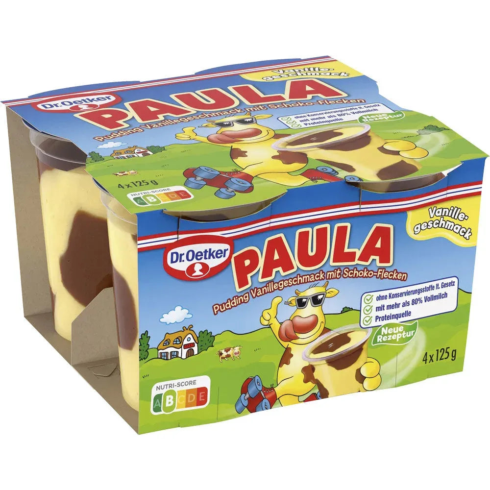 Oetker Paula Vanille/Schoko 4x125g