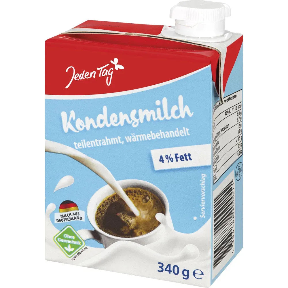 Jeden Tag Kondensmilch 4% 340g