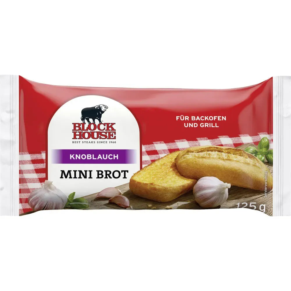 Block House Knoblauch Mini-Brot 125g
