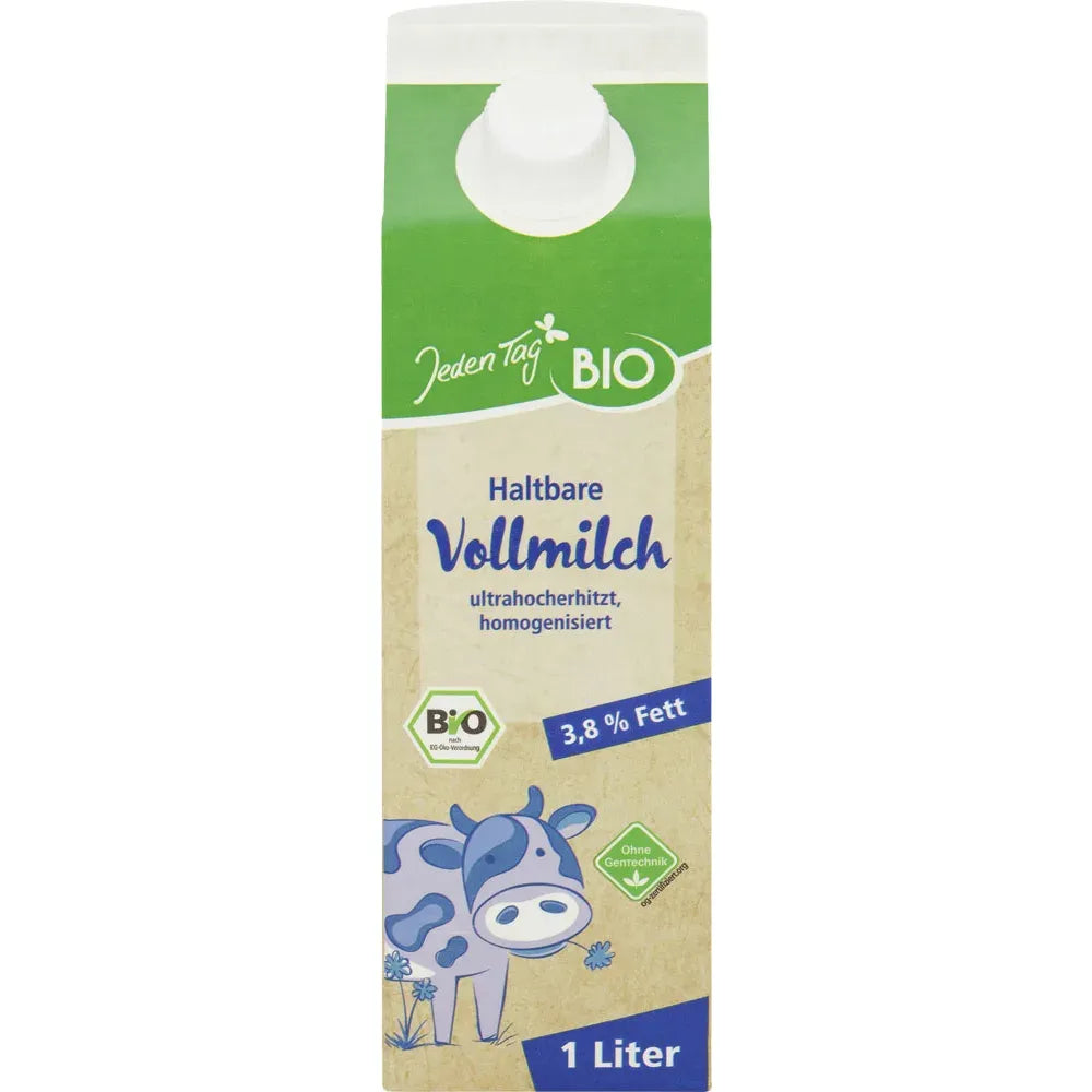 Jeden Tag Bio H-Milch 3,8% 1l