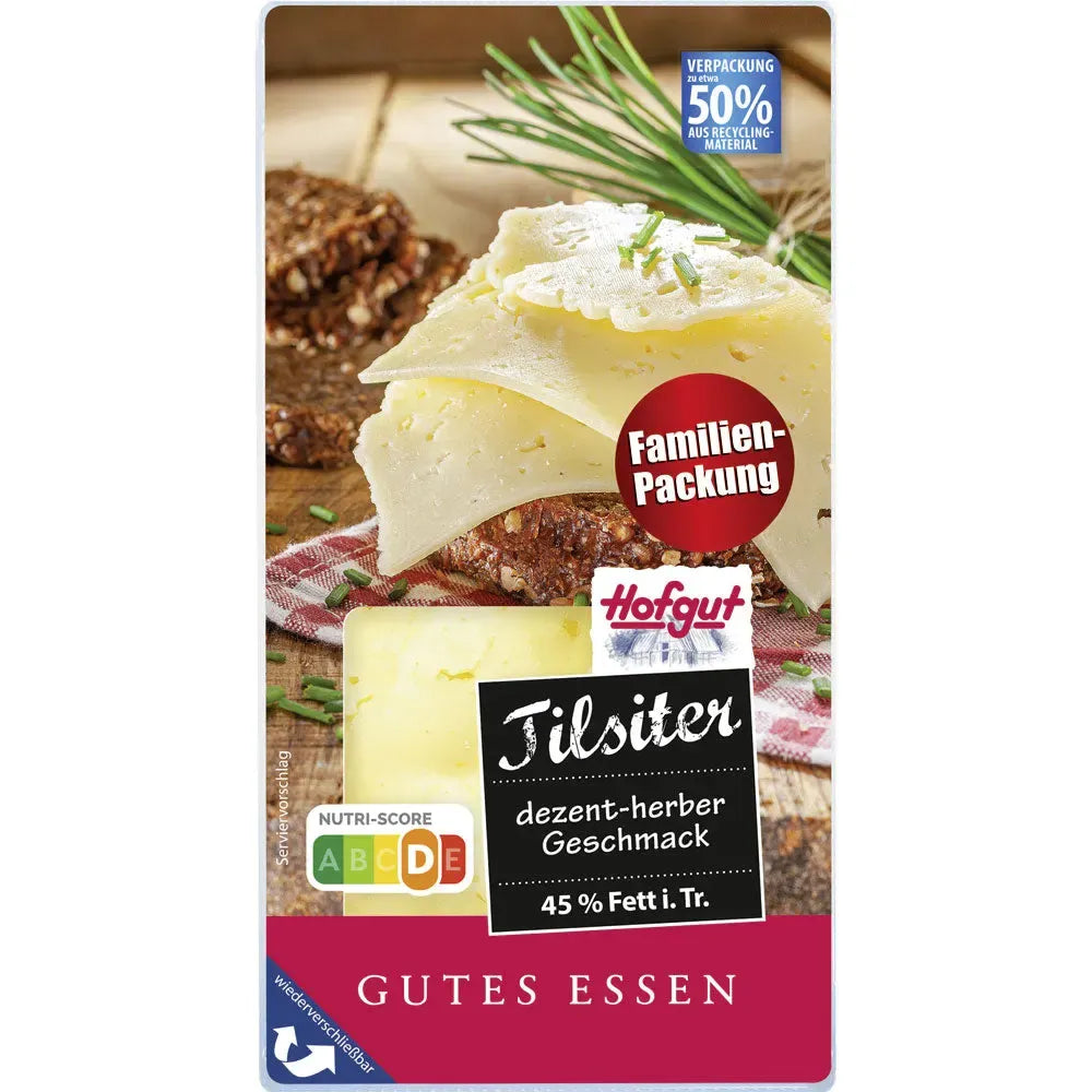 Hofgut Tilsiter Scheiben 45% 300g