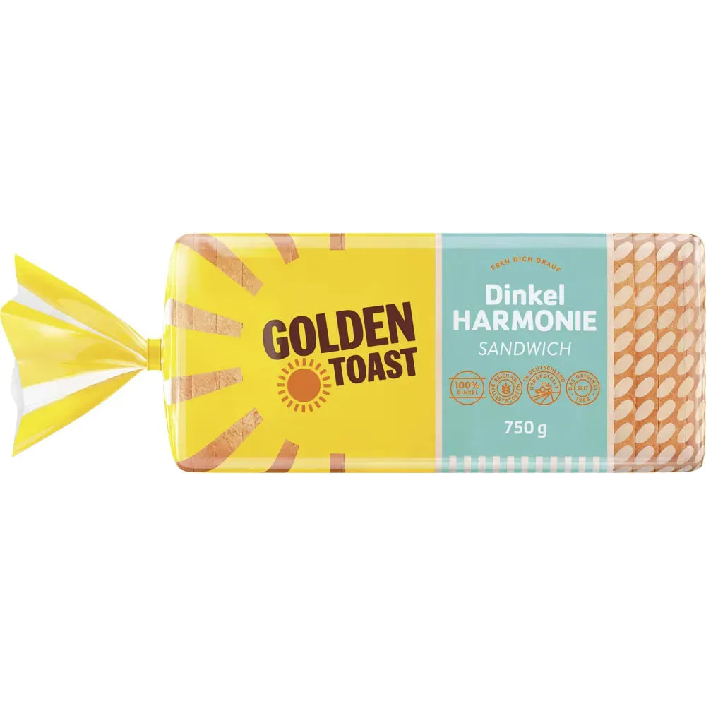 Golden Toast Sandwich Dinkel 750g