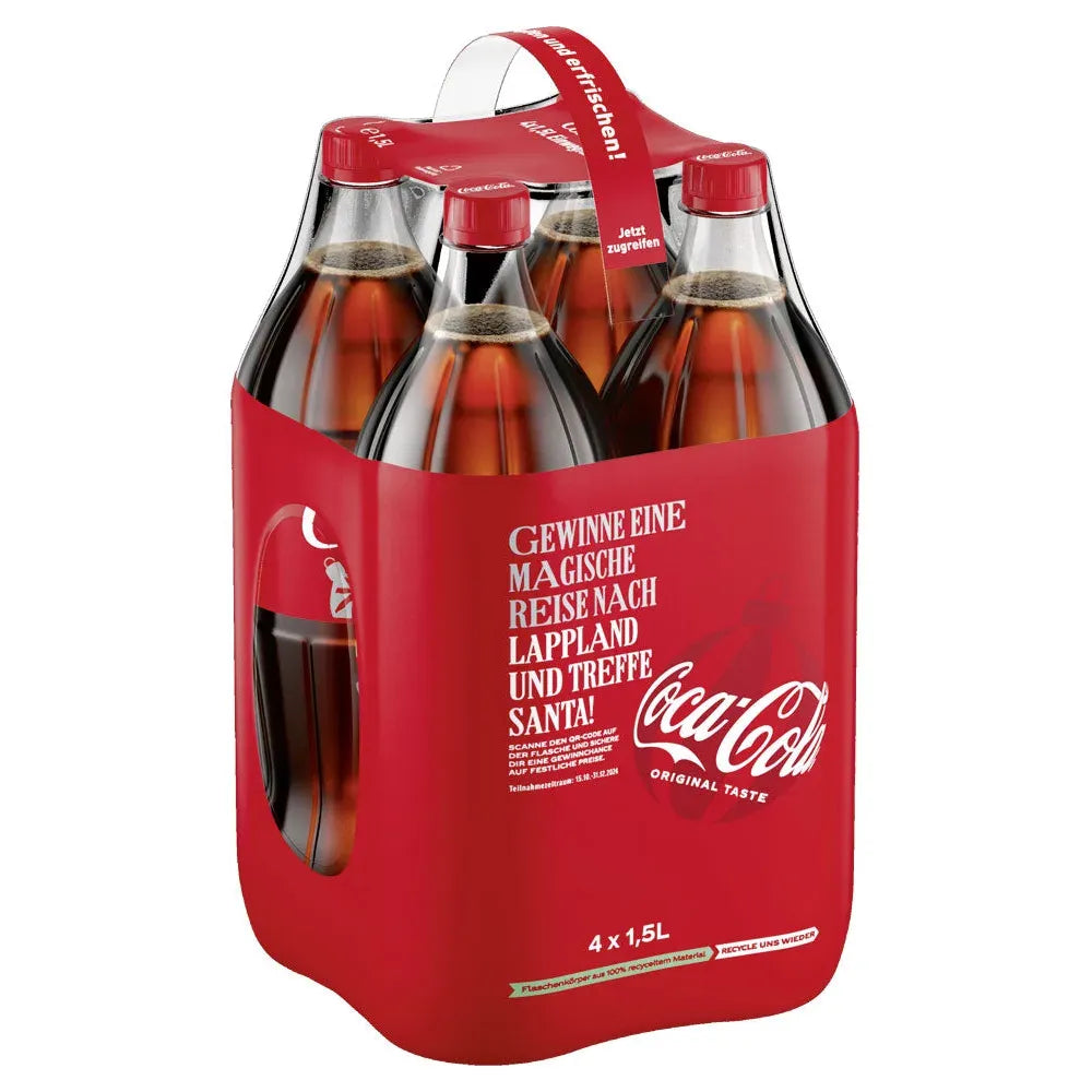 Coca Cola 1,5l PET 4er