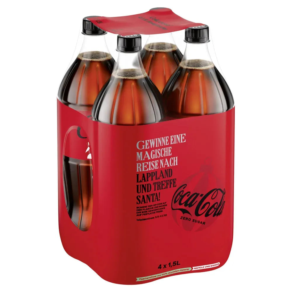 Coca-Cola Zero 4x1,5l PET