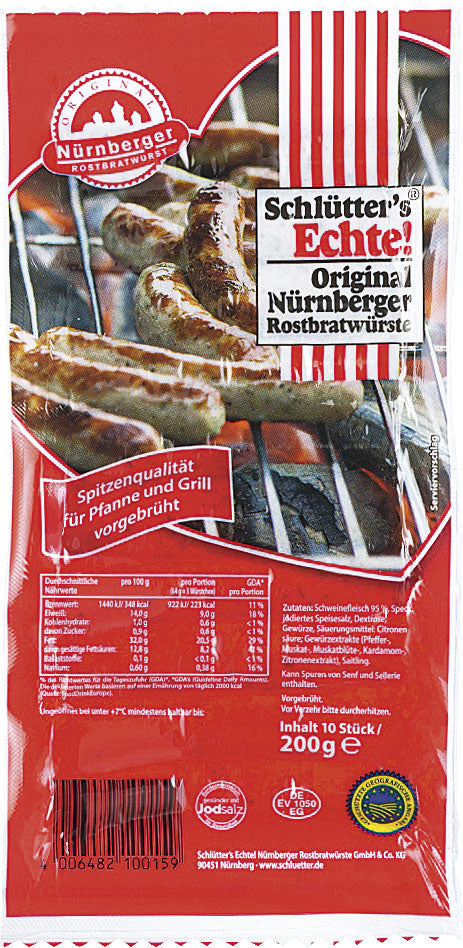Nürnberger Rostbratwurst 200g