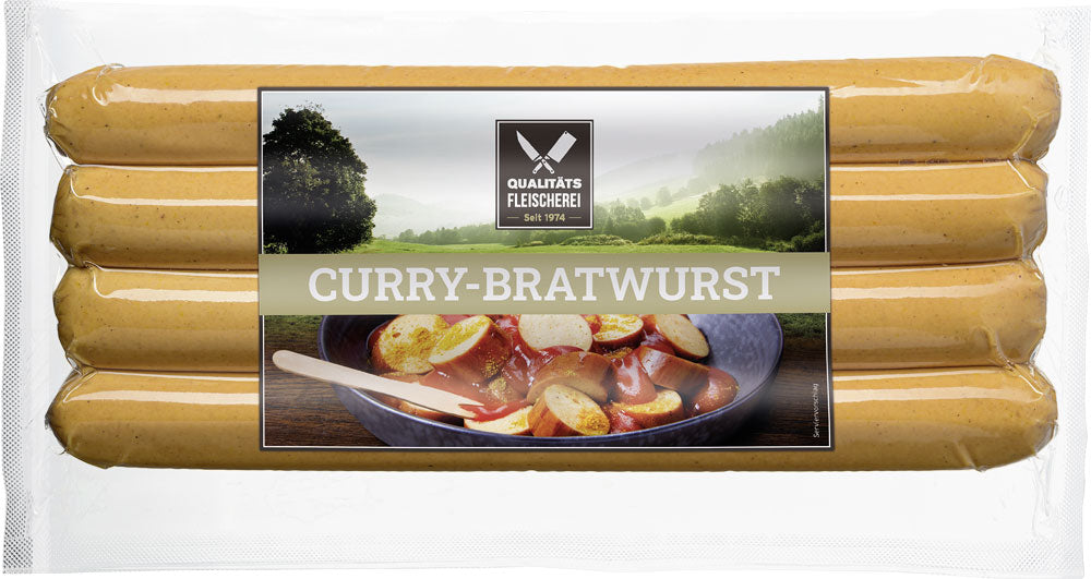QSF Curry-Bratwurst 4er 600g